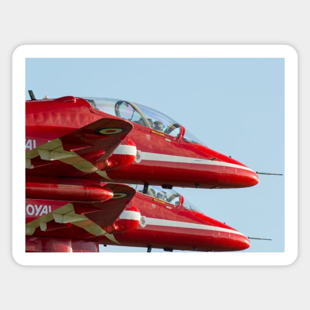 Red Arrows - close formation Sticker by captureasecond